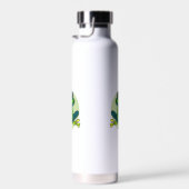 Green Frog Cartoon Trinkflasche (Rechts)