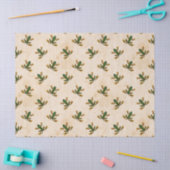 Green Frog Decoupage Seidenpapier (Basteln)