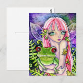 Green Frog Elf - Postcard Postkarte (Vorne/Hinten)