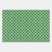 Green Frog Feet Whimsical Animal Tracks Geschenkpapier Set (Vorderseite 3)