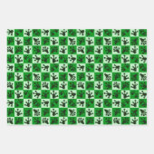 Green Frog Feet Whimsical Animal Tracks Geschenkpapier Set (Vorderseite 2)