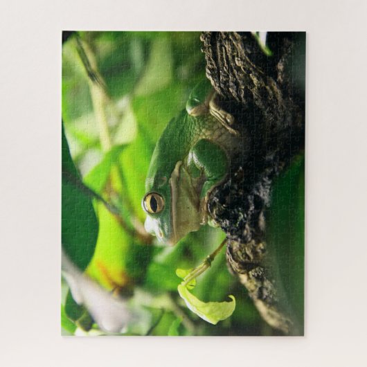 Green Frog Jigsaw Puzzle (Vertikal)