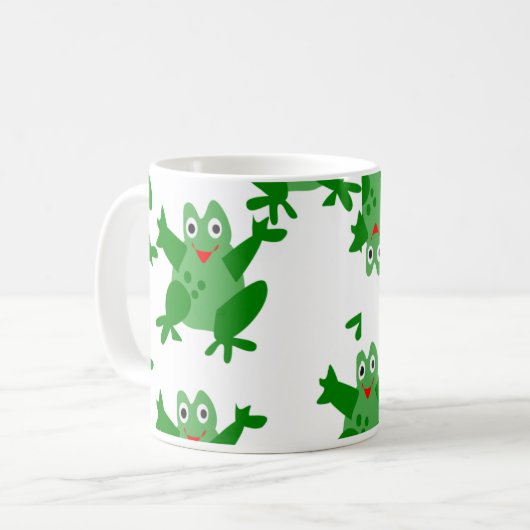 Green Frog Kaffeetasse (Vorderseite Links)