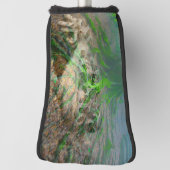 Green Frog Mossy Frog Golf Headcover (Rotieren 90)