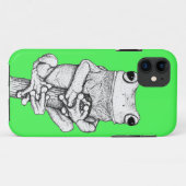 Green Frog on a Case Art von Skye Ryan-Evans © (Rückseite (Horizontal))