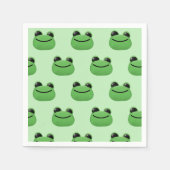 Green Frog Party Serviette (Vorderseite)