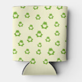 Green Frog Pattern Dosenkühler (Vorderseite)