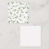Green Frog Pattern Mitteilungskarte (Vorne/Hinten)
