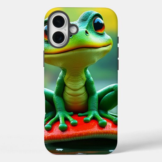Green Frog Phone Case (Rückseite)
