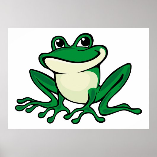 Green Frog Poster (Vorne)