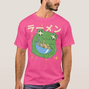 Green Frog Ramen Kawai Noodle gibt Japan Frogs 15 T-Shirt