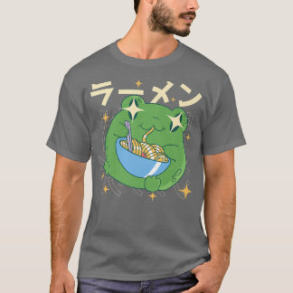 Green Frog Ramen Kawai Noodle gibt Japan Frosch T-Shirt