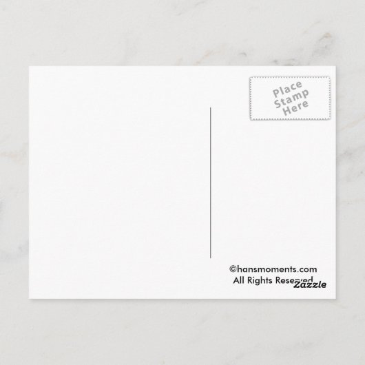 Green Frog Statue Postkarten (Rückseite)