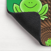 Green Frogs Rope Mouse Pad! Mouse Pad Mousepad (Ecke)