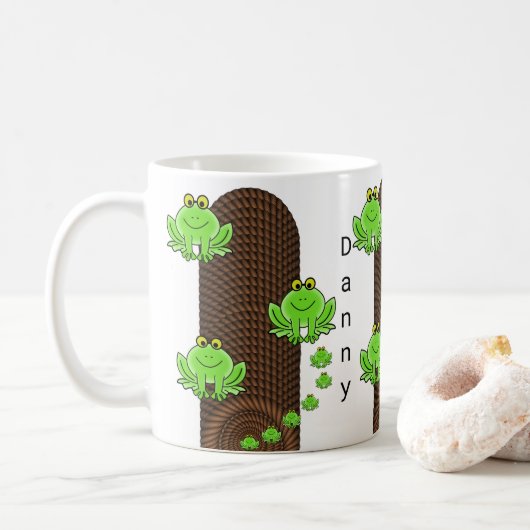 Green Frogs Rope Tasse (Mit Donut)