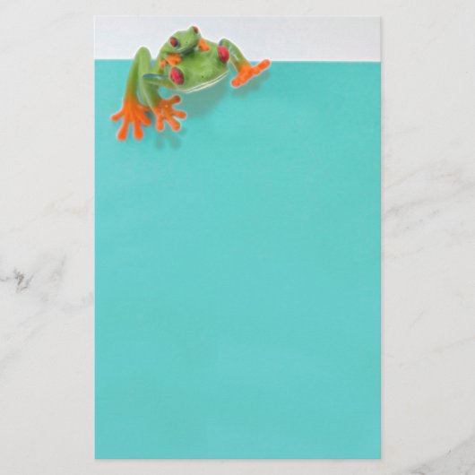 green frogs Stationery Briefpapier (Vorderseite)