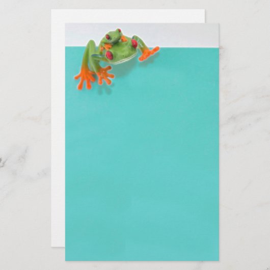 green frogs Stationery Briefpapier (Vorne/Hinten)