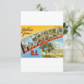 Green From Providence Rhode Island Save The Date (Stehend Vorderseite)