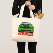 GREEN_FRONT_CAMARO.png Jumbo Stoffbeutel (Vorderseite (Produkt))