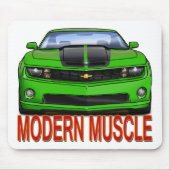 GREEN_FRONT_CAMARO.png Mousepad (Vorne)