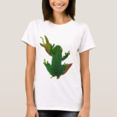 Green Frosch Art T-Shirt (Vorderseite)