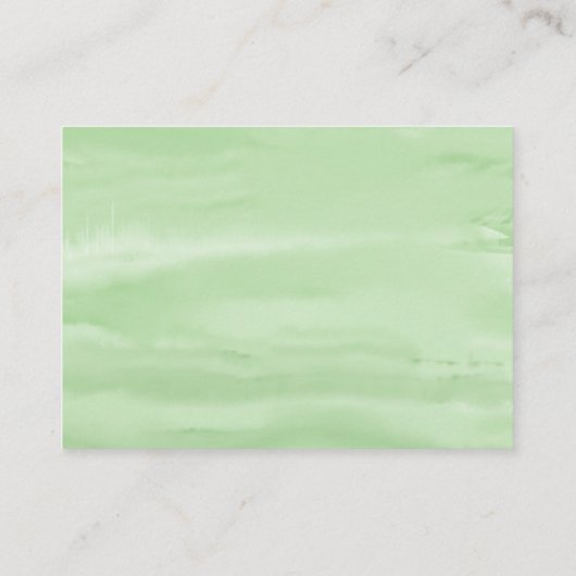 Green Frosch-Bücher für Babytickets Begleitkarte (Rückseite)