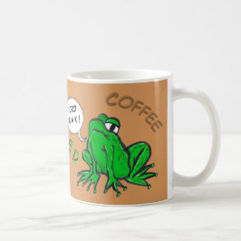 Green Frosch Cartoon Kaffeezeit Kaffee Tasse