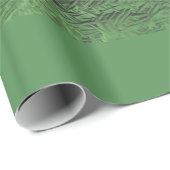 Green Frosty S'mores Snowman Geschenkpapier (Rolleneckpunkt)