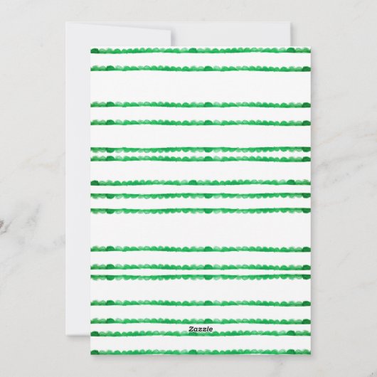 Green fun Moderne Festrahmen Weihnachten Foto (Rückseite)