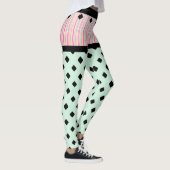 Green Fun Trendy Shorts Look Leggings (Rechts)