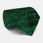 Green Funkelnd Sequin Neck Tie Krawatte (Gerollt)