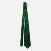 Green Funkelnd Sequin Neck Tie Krawatte (Rückseite)