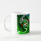 Green Funky Art Kaffeetasse (Links)