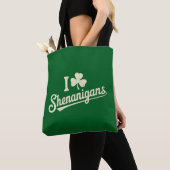 Green Funny Irish Patty's Kleeblatt Saint Patricks Tasche (Von Nahem)
