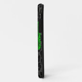 Green Funny Mustache und Leopard Print Case-Mate iPhone Hülle (Hinten/Links)