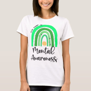 Green für das Bewusstsein für psychische Gesundhei T-Shirt
