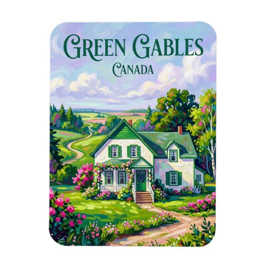 Green Gables Kulturerbe-Stätte Kanada Magnet (Vertikal)