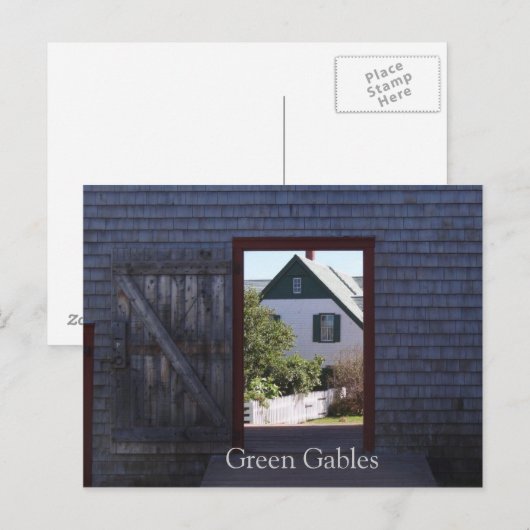 Green Gables Postcard Postkarte (Vorne/Hinten)