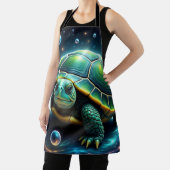 Green Galactic Sea Turtle Schürze (InSitu)