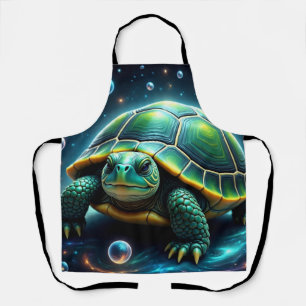 Green Galactic Sea Turtle Schürze