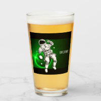 Green Galaxy Astronaut Personalisiert