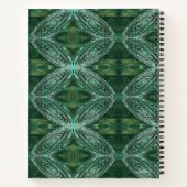 Green Galaxy-Notebook Notizblock (Rückseite)