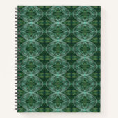 Green Galaxy-Notebook Notizblock (Vorderseite)