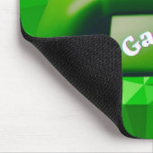 Green Game Controller AI Art Design Mousepad (Ecke)