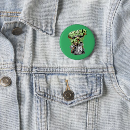 Green Garbage Monster Button (Beispiel)