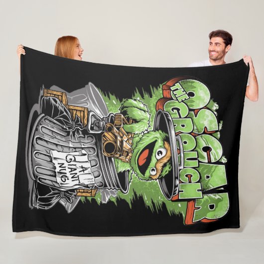 Green Garbage Monster Fleecedecke (Beispiel)