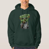 Green Garbage Monster Hoodie (Vorderseite)