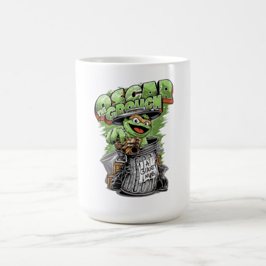 Green Garbage Monster  Kaffeetasse (Mittel)