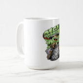 Green Garbage Monster  Kaffeetasse (Vorderseite Links)