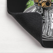 Green Garbage Monster Mousepad (Ecke)
